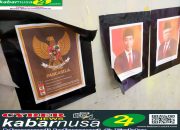 Miris!!! Poto Peresiden Dan Wakil Presiden di Tempel Diruangan Sekolah Dengan Lakban, Apakan BOSP tidak Cukup.?