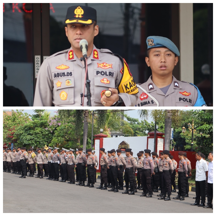 Dalam Apel Jam Pimpinan, Kapolres Tekankan Pentingnya Kedisiplinan dan Integritas