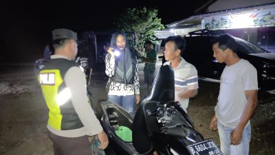 Polsek Penukal Abab Gelar Razia Rutin KRYD Untuk Jaga Kamtibmas