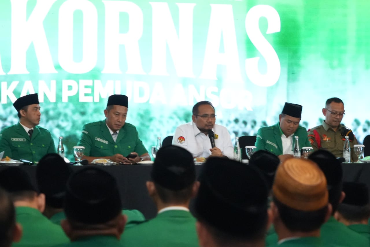 Rakornas GP Ansor, Menag Beri Pesan Pentingnya Soliditas