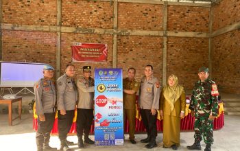 Polres PALI Gelar Sosialisasi Unit Saber Pungli di Kantor Camat Abab