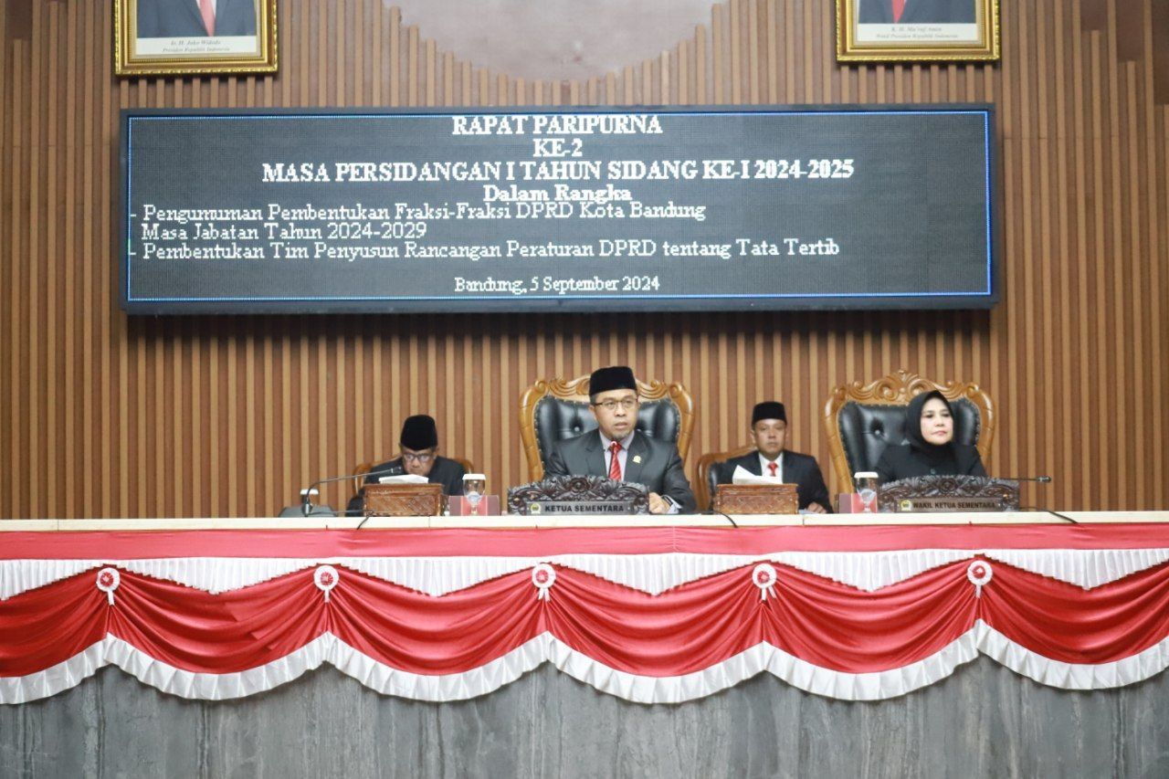 DPRD Tetapkan Fraksi-Fraksi dan Bentuk Tim Penyusun Rancangan Tata Tertib Periode 2024-2029