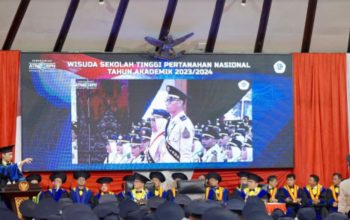 Wisuda 702 Taruna Sekolah Tinggi Per Wisud tanahan Nasional, Menteri AHY: Jan Wisuda gan Pernah Berhenti Belajar*