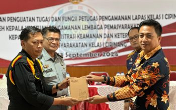 Perkuat Strategi Pengamanan, Ka KPLP dan Kabid Adm Kamtib Beri Pengarahan Tupoksi Petugas Pengamanan di Lapas Cipinang