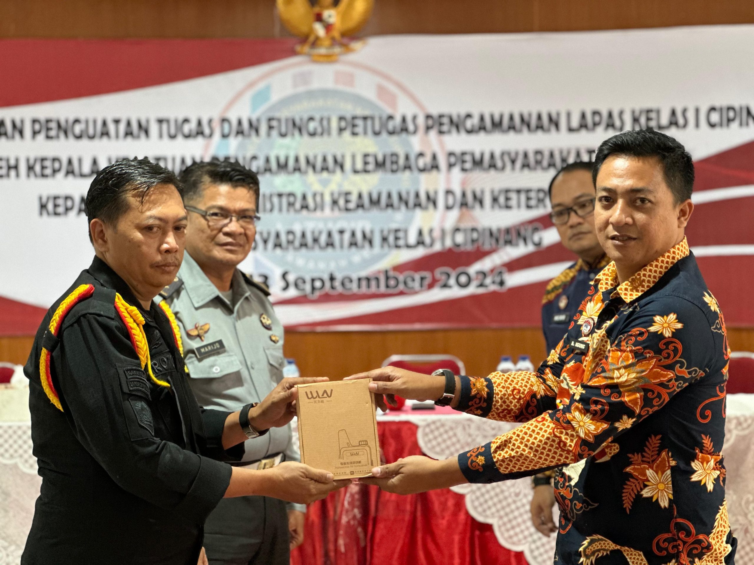 Perkuat Strategi Pengamanan, Ka KPLP dan Kabid Adm Kamtib Beri Pengarahan Tupoksi Petugas Pengamanan di Lapas Cipinang