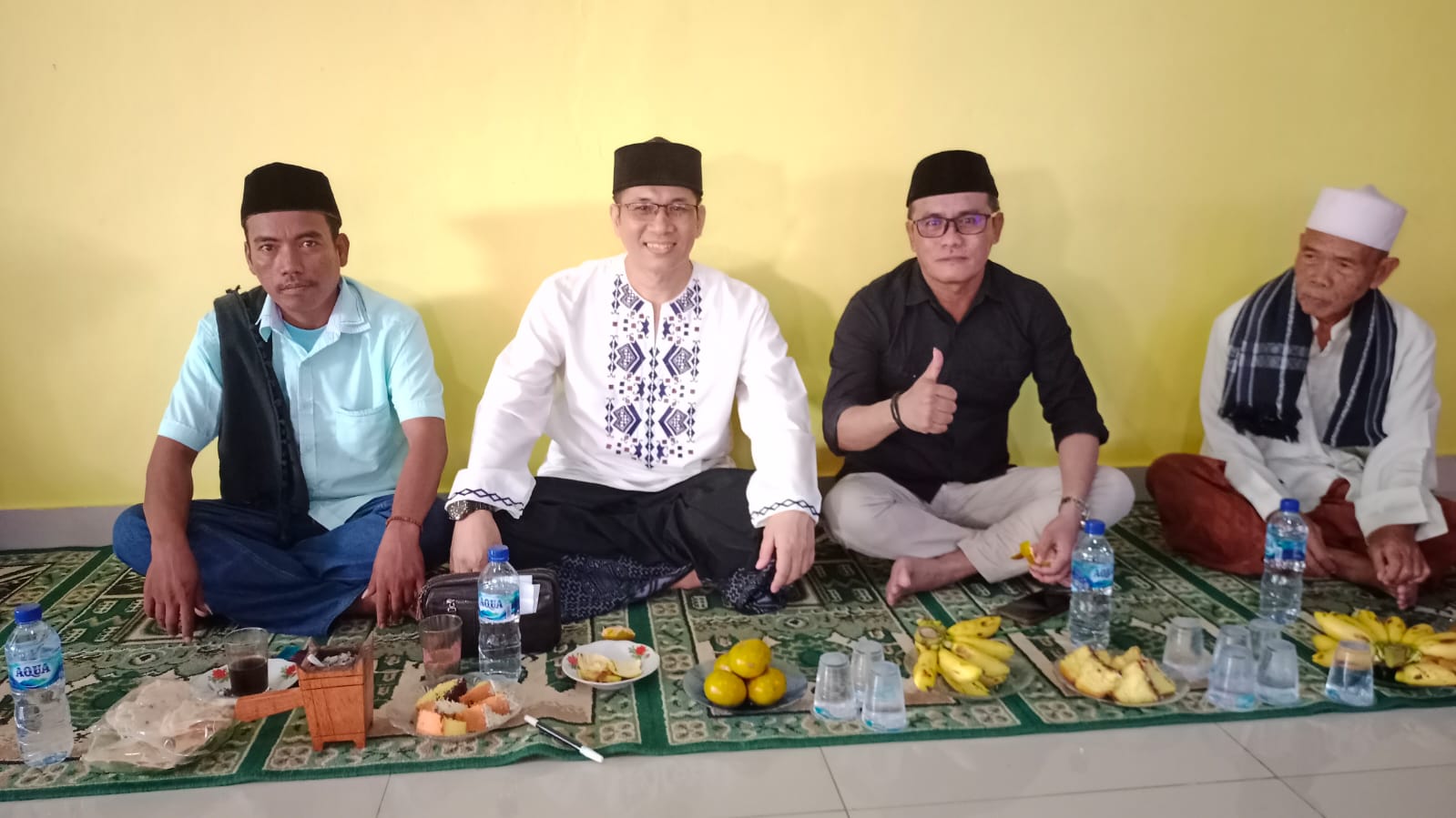 Kepala Desa Kertajaya  Menghadiri Acara Maulid Nabi Besar Muhamad Shalallahu Alaihi Wa Salam