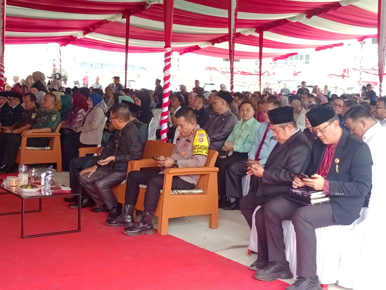 Polres PALI Turut Hadir Dalam Momen Penting Peresmian kantor Dewan Perwakilan Rakyat Daerah (DPRD)