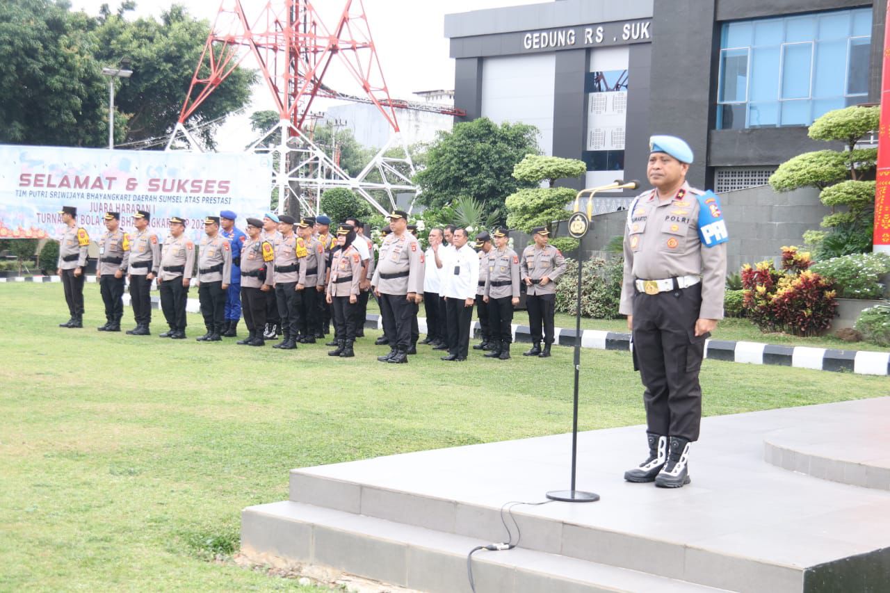 Ingatkan Jajaran Polda Sumsel, Karo Provoost Divpropam Polri Brigjen Pol Drs Sumarto Msi : Disiplin Adalah Nafas