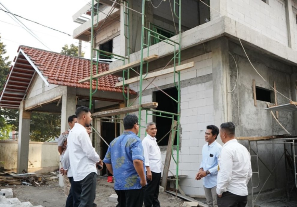 Monitoring Pembangunan Gedung arsip