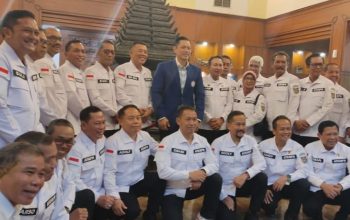 Agus Harimurti Yudhoyono (AHY), melakukan kunjungan kerja ke Kantor Wilayah (Kanwil) BPN Jawa Timur