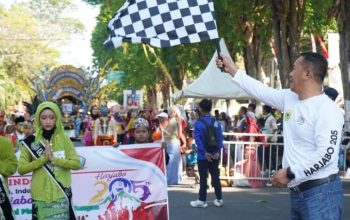 Kepala Kantor Badan Pertanahan Nasional (BPN) Bondowoso, Zubaidi, A.Ptnh., M.Si., QRMP. turut menghadiri perayaan Hari Jadi Bondowoso (Harjabo) yang ke-105