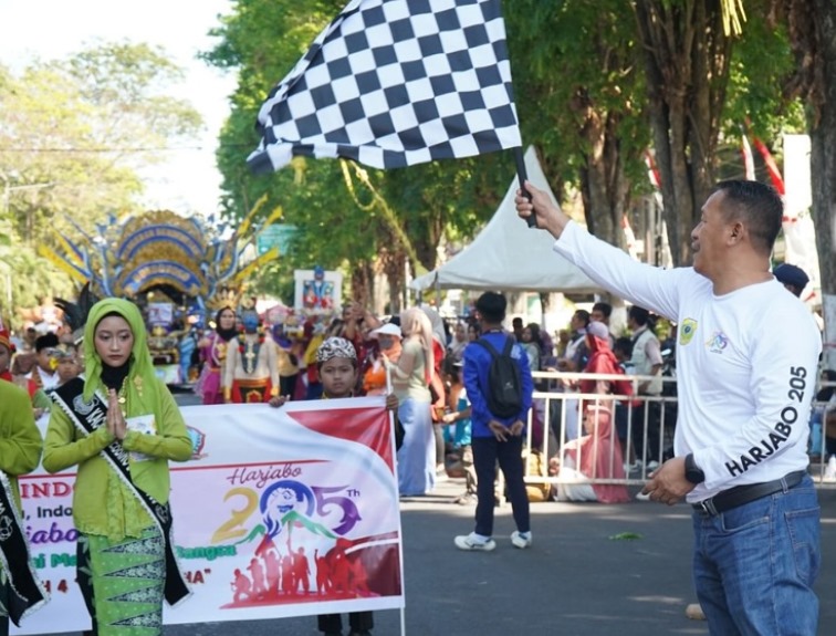 Kepala Kantor Badan Pertanahan Nasional (BPN) Bondowoso, Zubaidi, A.Ptnh., M.Si., QRMP. turut menghadiri perayaan Hari Jadi Bondowoso (Harjabo) yang ke-105