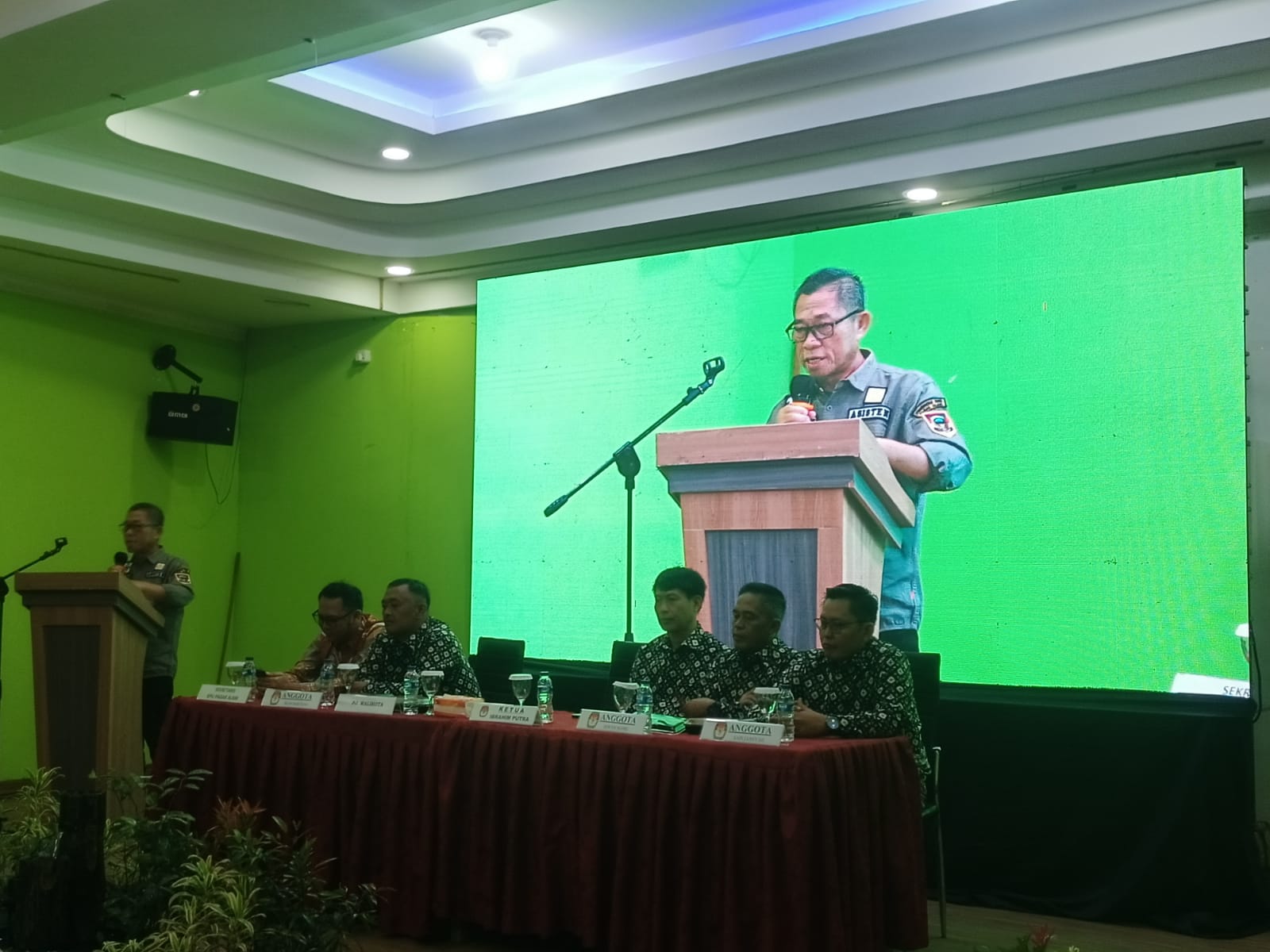 KPU Kota Pagar Alam Menggelar Rapat PlenoTerbuka Terkait Rekapitulasi Dan Penetapan DPT