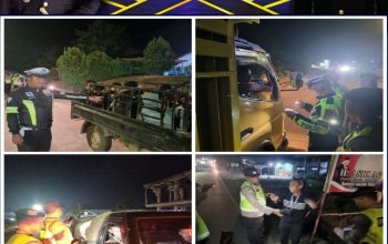 Tim UKL l Polres PALI Melaksanakan kegiatan Razia Terpadu di Wilkumnya