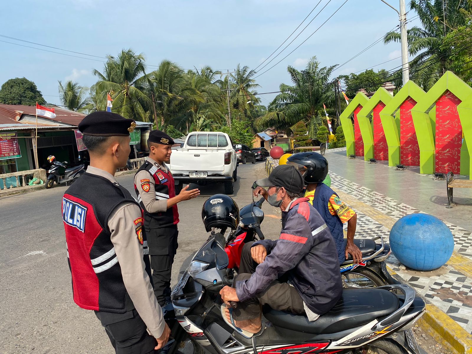 Satuan Samapta Polres PALI Melaksanakan Patroli Perintis Presisi di Wllkumnya