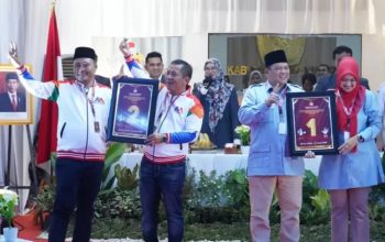 KPU Karawang Tetapkan Nomor Urut Calon Bupati dan Wakil Bupati 2024 - 2029.Senin (23/09/2024)