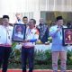 KPU Karawang Tetapkan Nomor Urut Calon Bupati dan Wakil Bupati 2024 - 2029.Senin (23/09/2024)