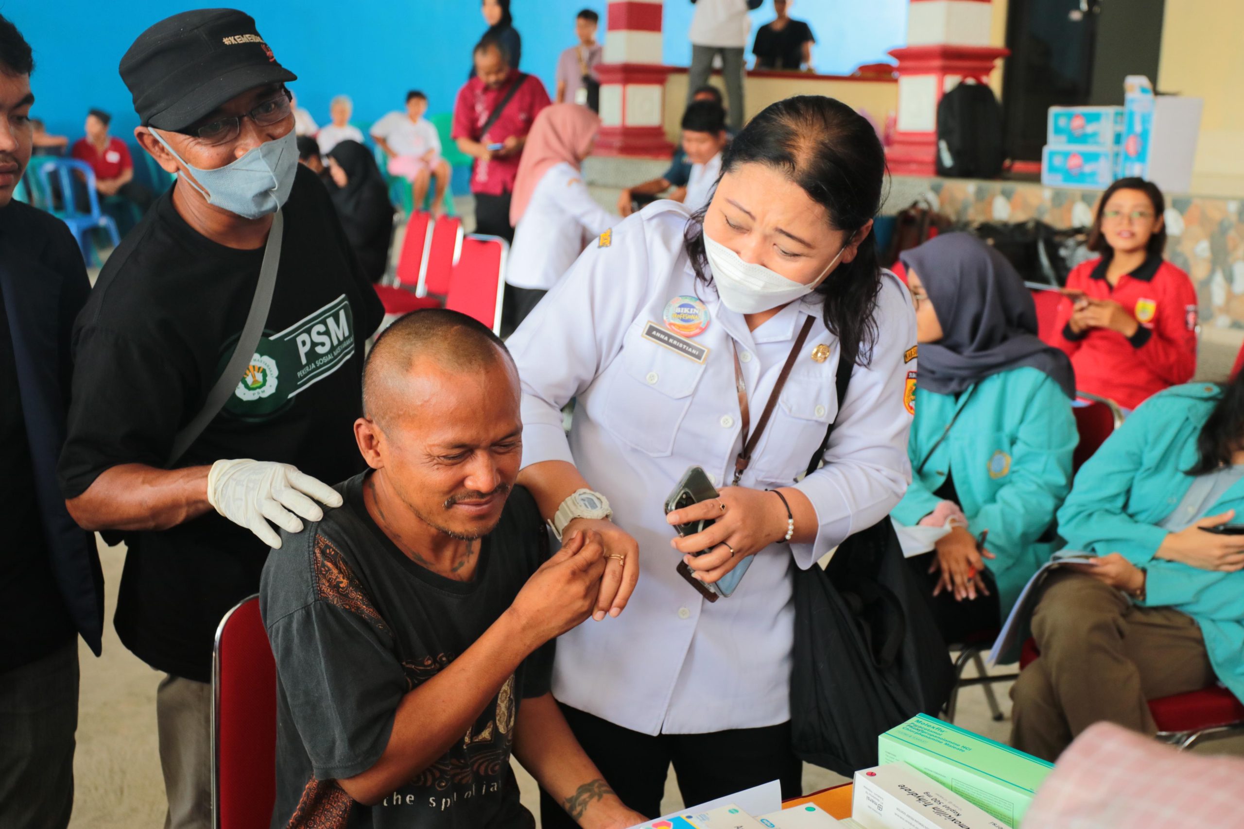 Peduli ODGJ, Kemensos Adakan Baksos Kesehatan dan Kesejahteraan Sosial