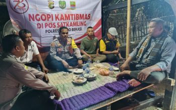 Kapolsek Cikarang Pusat Galakkan “Ngopi Kamtibmas” Jelang Pilkada 2024 di Desa Pasirranji