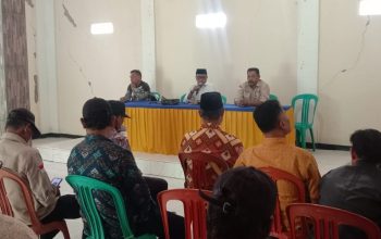 Rutinitas Laksanakan Giat Rapat Minggon Kepala Desa Kertajaya Pimpin Langsung