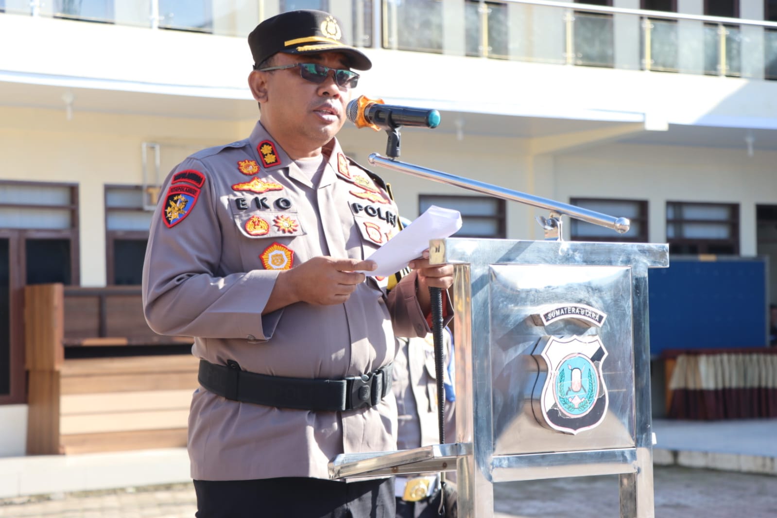 Kapolres Tanah Karo Pimpin Upacara Serah Terima Jabatan Kabag Log, Kapolsek Kutabuluh dan Kapolsek Payung