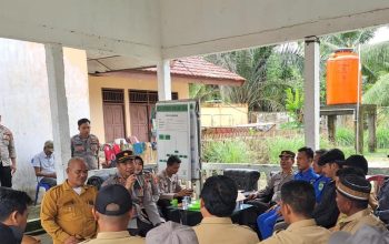 Polres PALI, Menggelar kegiatan Jumat Curhat di Desa Panta Dewa