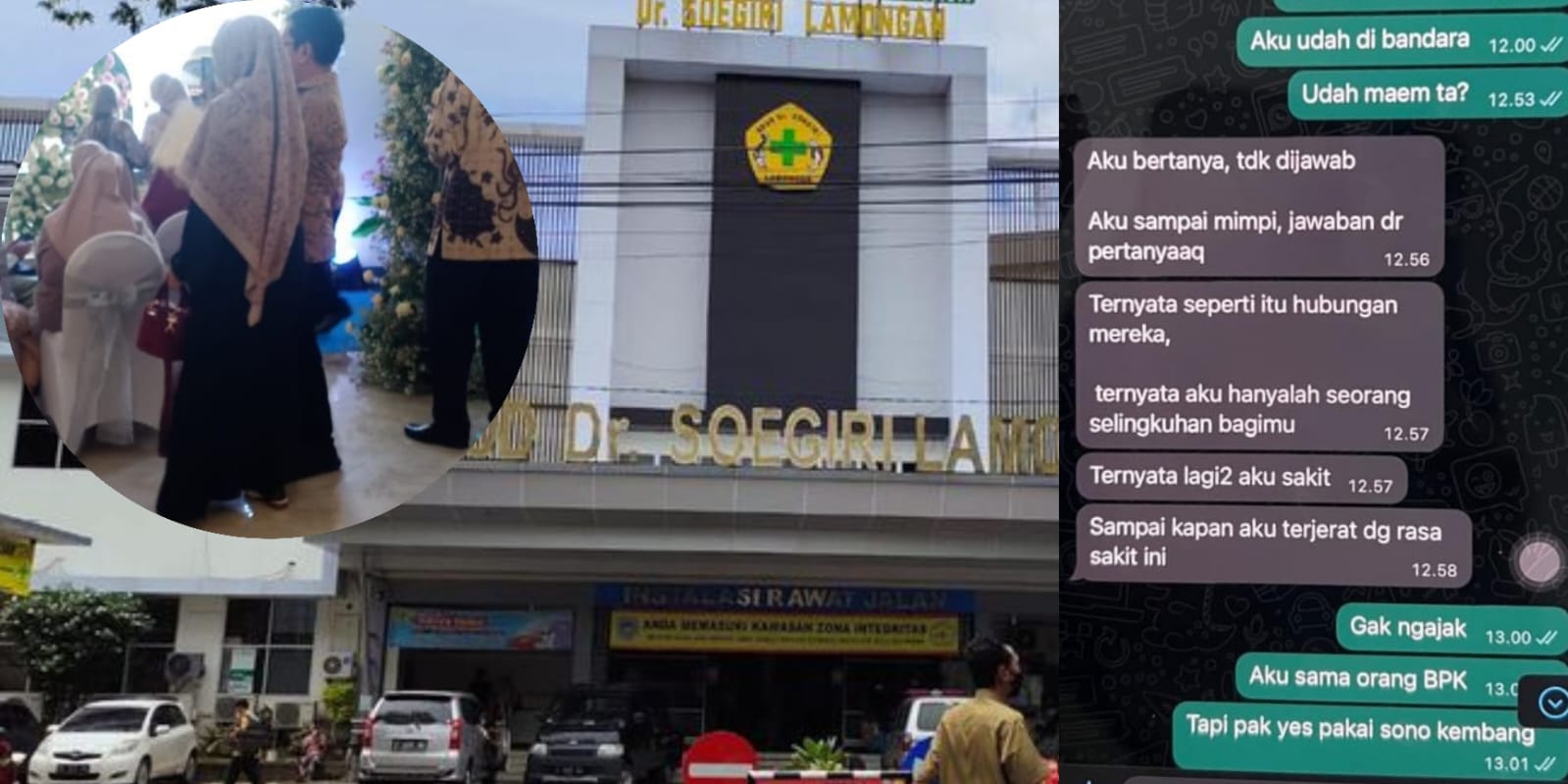 Waduh !!! Kepala Rekam Medik RSUD Dr Soegiri Lamongan Diduga Jadi Pelakor