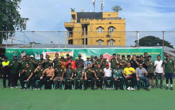 Danyonif 113/JS Hadiri Pembukaan Turnamen Tenis Piala Dandim Cup dalam Rangka HUT TNI ke-79