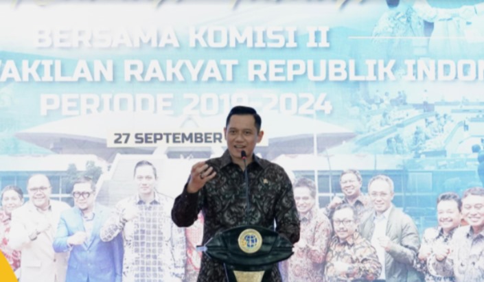 Menteri AHY Sampaikan Apresiasi atas Dukungan Komisi II DPR RI bagi Program Kementerian ATR/BPN