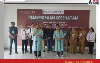 Pemeriksaan Kesehatan Pasangan Calon Bupati dan Wakil Bupati Karo Tinggal menunggu hasil