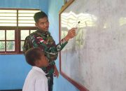 Prajurit Yonif 501/BY Giatkan Pelestarian Budaya Papua Melalui Tarian Tradisional