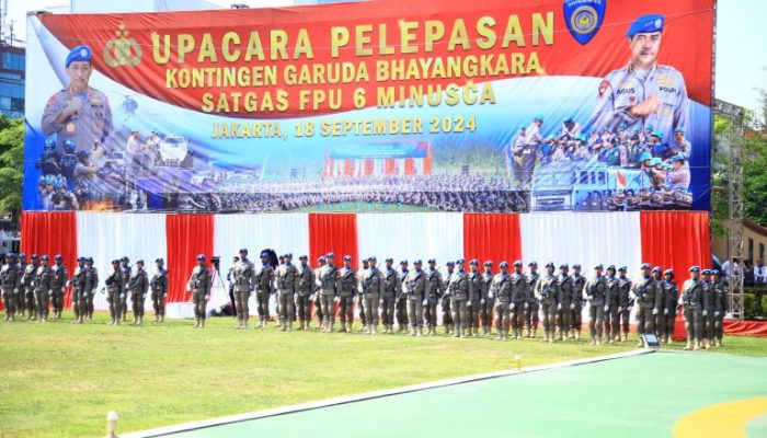 Ikut Jaga Perdamaian Dunia, Polri Kembali Kirim Satgas FPU ke Afrika Tengah