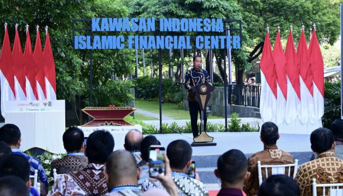 Presiden Resmikan Kawasan Indonesia Islamic Financial Center di Jakarta