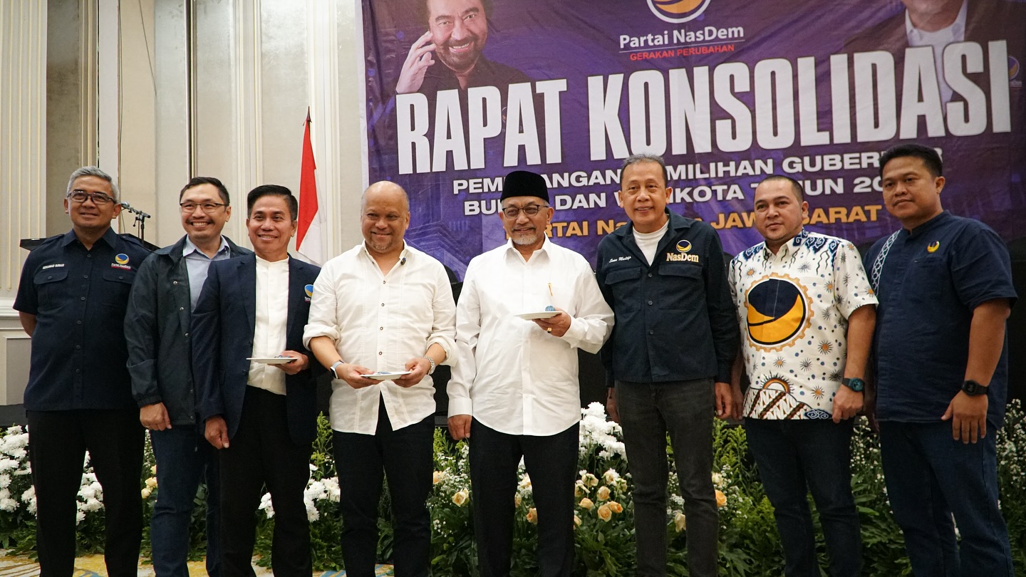 "Partai Nasdem Jawa Barat Menggelar Rapat Konsolidasi Pemenang Pemilihan Gubernur Bupati Dan Walikota Tahun 2024"