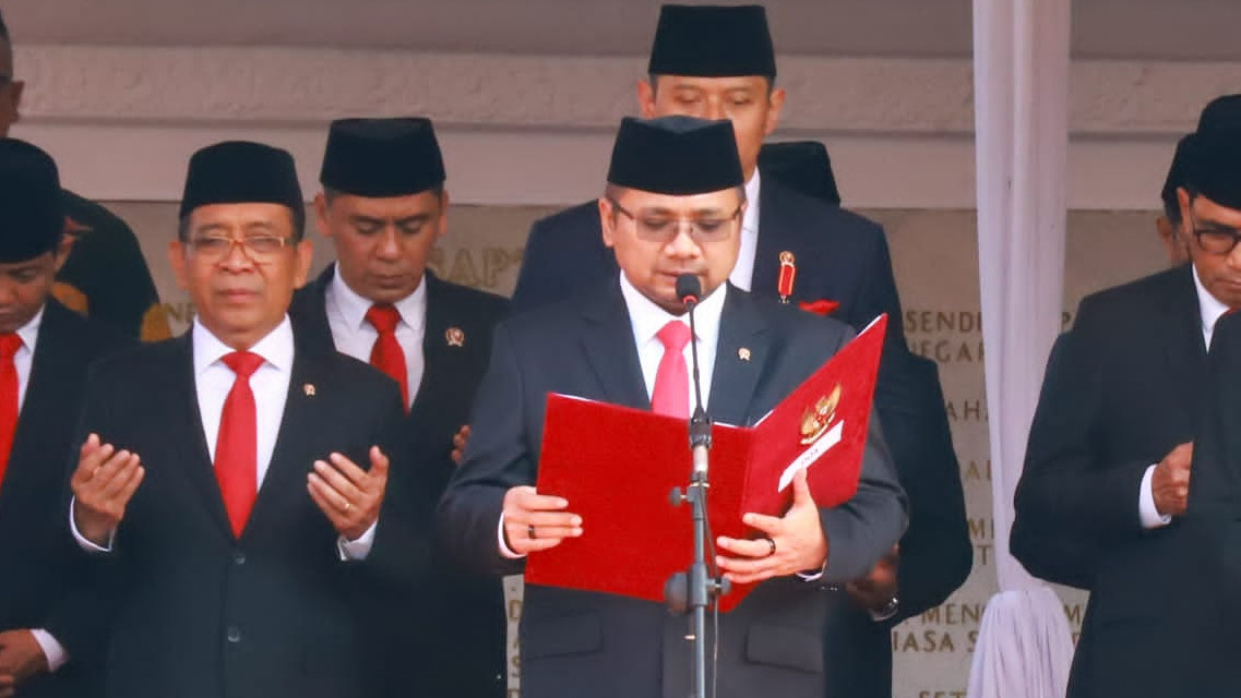 Menag Pimpin Doa di Hari Kesaktian Pancasila 2024