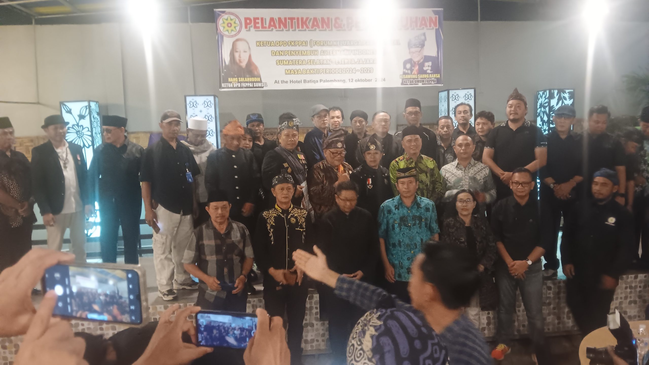 Kisawung Saung Rahsa Resmi Melantik Hang Solahuddin Sebagai Ketua DPD FKPPAI Sumsel Masa Bakti Periode 2024 - 2029