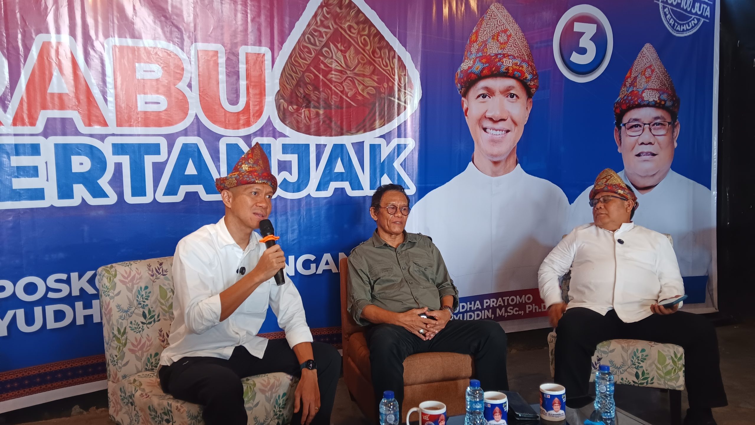 Gelar diskusi Rabu Bertanjak, Yudha-Bahar Akan Bawa Palembang Menuju Era Baru Palembang Maju