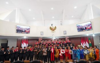 Bupati Karo Hadiri Rapat Paripurna Pengucapan Sumpah/Janji Anggota DPRD Kabupaten Karo Periode 2024-2029