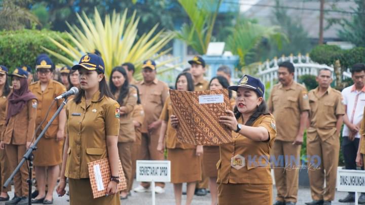 Pimpin Apel Gabungan, Kadis Kominfo Himbau ASN menjaga netralitas dan ciptakan suasana kondusif menjelang pelaksanaan Pilkada