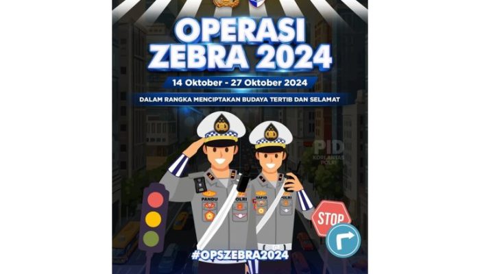 Operasi Zebra Mulai Digelar Hari Ini, Petugas Akan Kedepankan Pendekatan Humanis