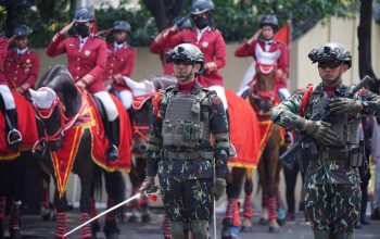 Polri Gladi Bersih Apel Gelar Pasukan Pengamanan Pelantikan Presiden