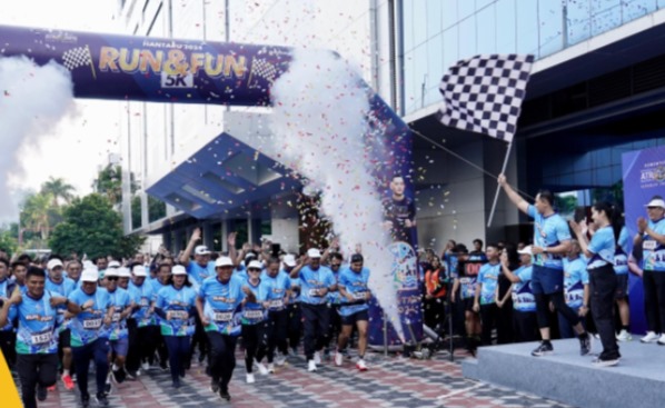 Selenggarakan HANTARU 2024 Run & Fun 5k, Menteri AHY Harapkan Pegawai Semakin Solid dan Kompak