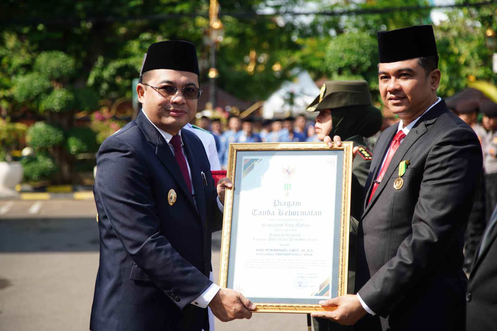 Kalapas I Madiun Terima Penghargaan Pura Baya Prasiddhi Emas Dari Pemerintah Kota Madiun