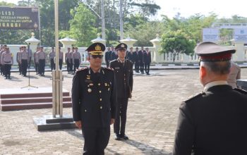 Polres PALI Menggelar Upacara khidmat Pada Selasa, 1 Oktober 2024, di Lapangan Mapolres