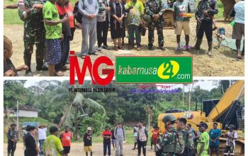 Satgas Yonif 501/BY Berhasil Meningkatkan Keamanan di Maybrat, Papua Barat: Pembuatan Jalan 5 Km Dimulai