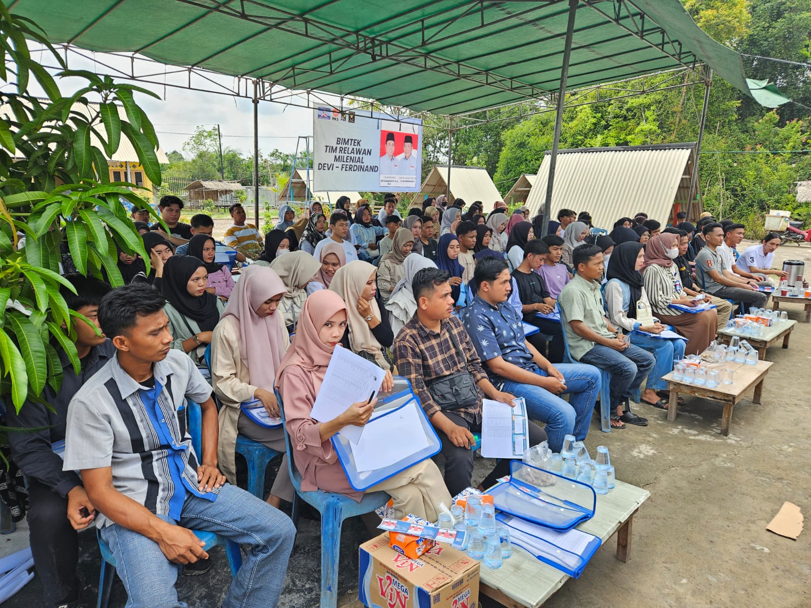 Bimbingan Teknis (BIMTEK) Tim Relawan Milenial Sekaligus Silaturahmi dan kampanye Tatap Muka Calon Bupati PALI Nomor Urut 01, Devi Harianto, S.H., M.H