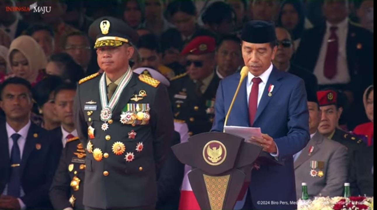 HUT TNI Ke-79, Amanat Presiden Jokowi: TNI Tingkatkan Kapasitas dan Profesionalitas