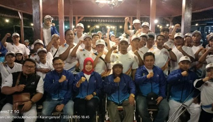 Pj. Bupati Bekasi Berikan Motivasi untuk Atlit NPCI di Peparnas Solo