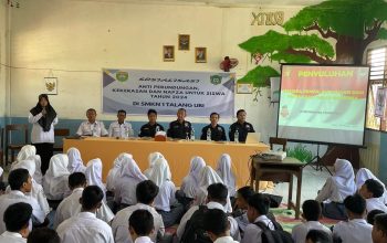 Satres narkoba Polres PALI Berikan Penyuluhan Tentang Bahayanya Narkoba di SMK Negeri 1 Talang Ubi