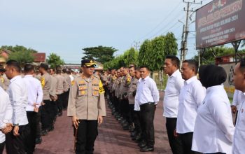 Pimpin Gaktibplin, Kapolres Aceh Timur: “Sebagai Anggota Polri Harus Bisa Memberi Contoh Yang Baik Bagi Masyarakat